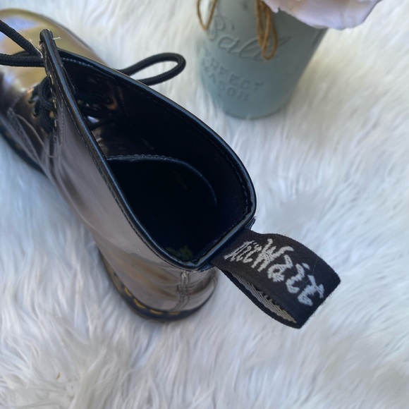 Dr. Martens 1460 Pascal Pewter Boots - Picture 6 of 9